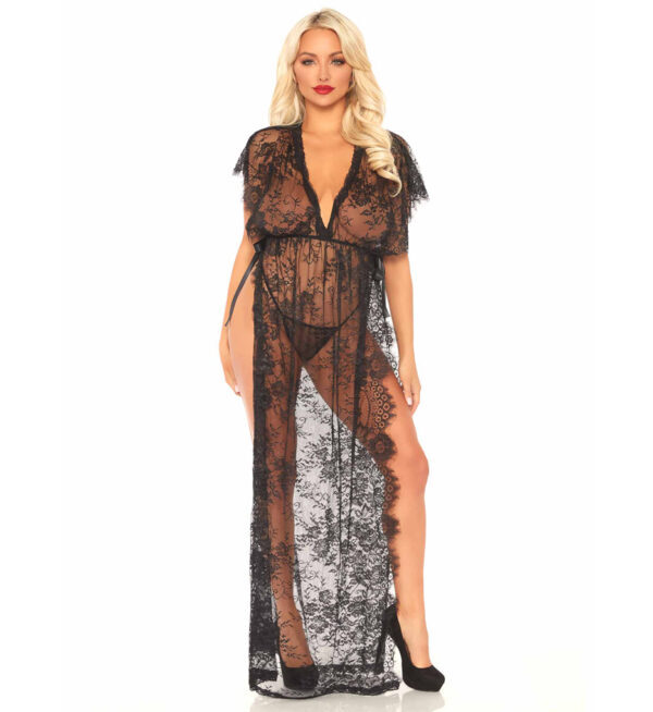 sexy lingerie, bridal lingerie, holiday lingerie, anniversary lingerie, honeymoon lingerie, valentines lingerie, gown, nighty, lingerie gown, black gown, black nighty, black lingerie, black lace, lace gown