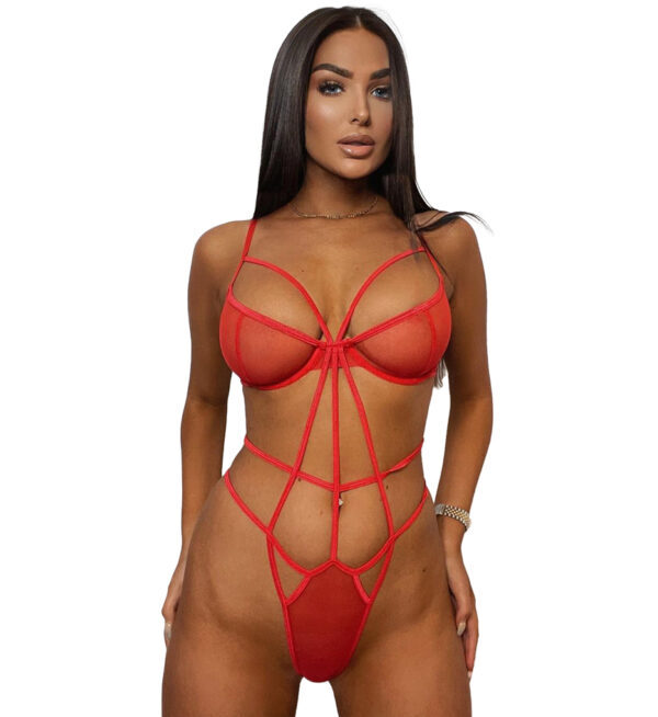 sexy lingerie; bridal lingerie; holiday lingerie; anniversary lingerie; honeymoon lingerie; valentines lingerie; strappy teddy; lingerie; strappy bra; strappy panties; sexy bra set; bra and panties teddy