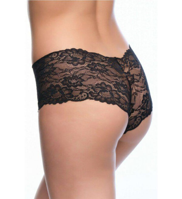 black lace panties