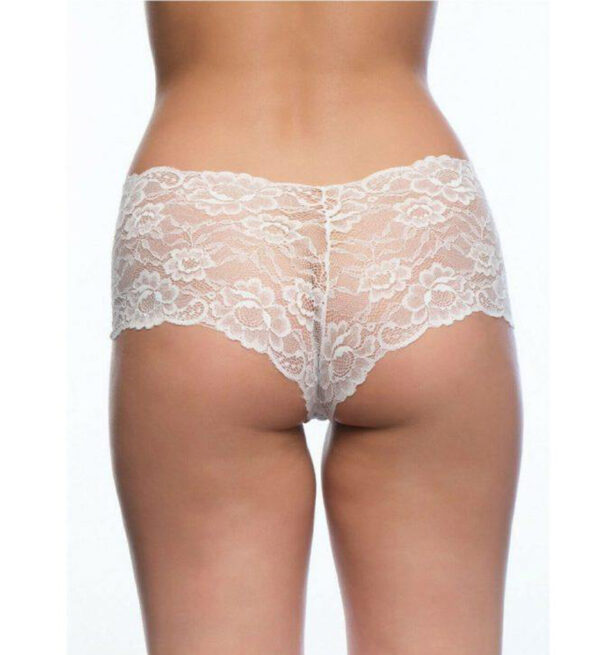 white lace panties