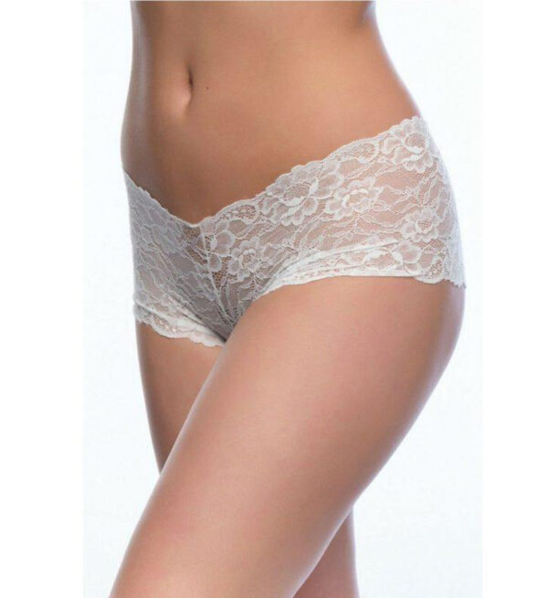 white lace panties